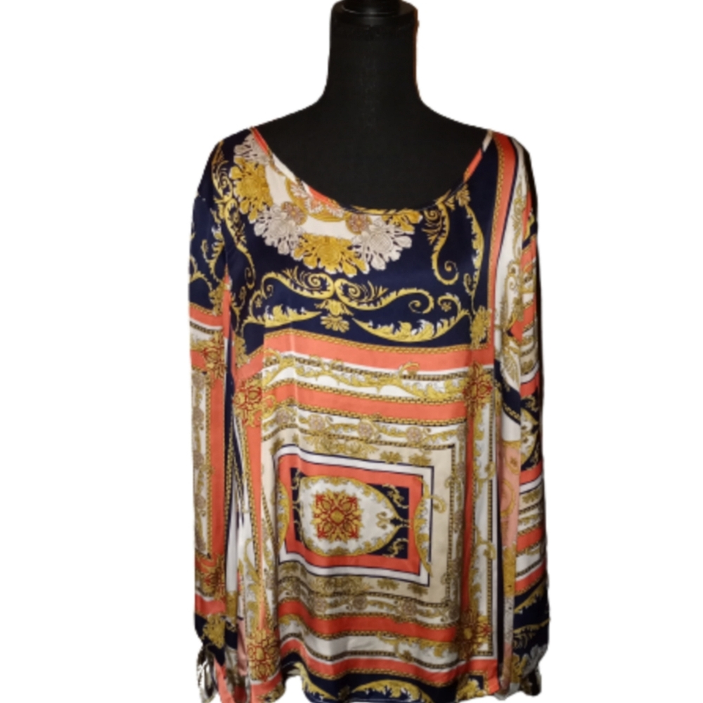 Ashley Stewart Women's Printed Blouse